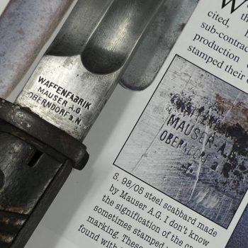 Bayonet model 1889/1905 for the Mauser rifle model 1898 1917 [Waffenfabrik Mauser A.G. Oberndorf a.N.]  