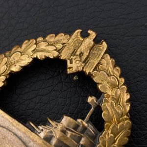 Destroyer War Badge [Schwerin]   Owner's initials engraving