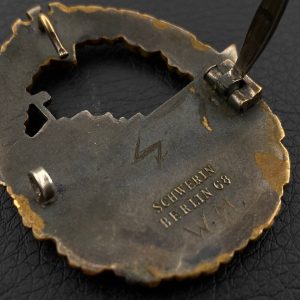 Destroyer War Badge [Schwerin]   Owner's initials engraving