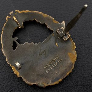 Destroyer War Badge [Schwerin]   Owner's initials engraving