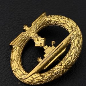 U-Boat War Badge [E. F. Wiedmann] Mint