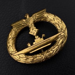 U-Boat War Badge [E. F. Wiedmann] Mint