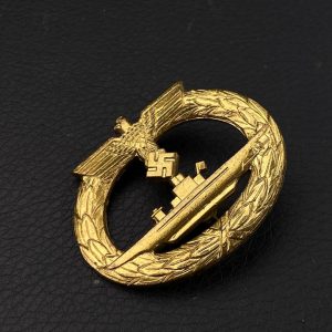 U-Boat War Badge [E. F. Wiedmann] Mint