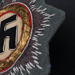 German Cross in gold  Fabric base, sewing