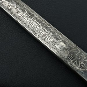 Etched Bayonet Österreichische Waffenfabriks-Gesellschaft, Steyr (OEWG)    