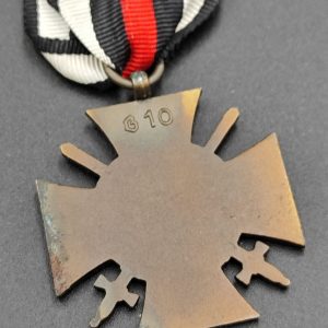 Honour Cross of the World War 1914–1918 with swords [Unidentified manufacturer] Stamp - G10  