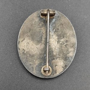 Wound Badge 1939 (second type) in silver [Steinhauer & Luck] Solid Zinc