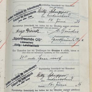 German Imperial Physical Training Badge 