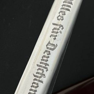 SA Service Dagger (RZM type) [Arthur Schüttelhofer & Co] Stamp - M7/13 