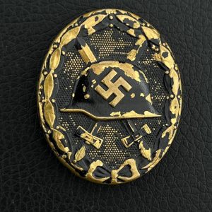 Wound Badge 1939 (second type) in black Counter-relief