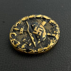 Wound Badge 1939 (second type) in black Counter-relief