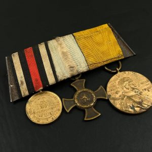 Medal bar for three awards Prussian style  German Empire