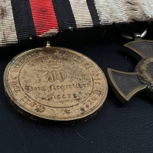 Medal bar for three awards Prussian style  German Empire