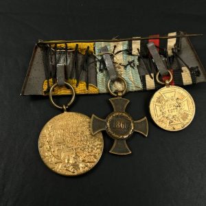 Medal bar for three awards Prussian style  German Empire