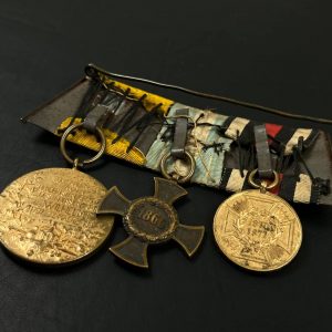 Medal bar for three awards Prussian style  German Empire