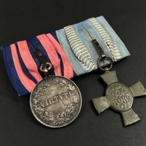 Medal bar for two awards south German / Bavarian style (late period)  German Empire