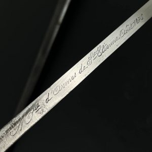 France Bayonet Model 1874 Bayonet for the Gras Rifle Matching numbers