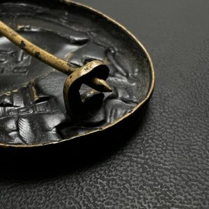 Wound Badge 1939 (second type) in black Counter-relief Brass