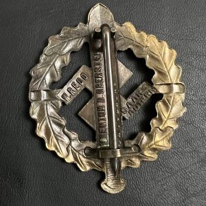  SA Sports Badge model 1933 in bronze     [WERNER REDO]   