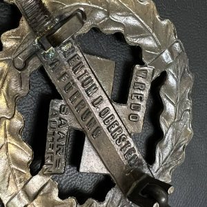  SA Sports Badge model 1933 in bronze     [WERNER REDO]   