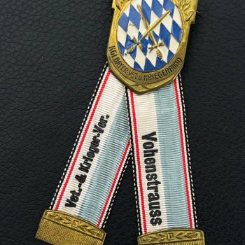 Badge of honor.  Royal Bavarian Union of Veterans and Soldiers [Deschler&Sohn]