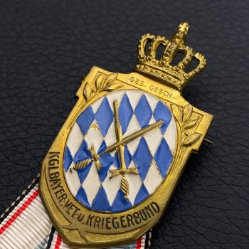Badge of honor.  Royal Bavarian Union of Veterans and Soldiers [Deschler&Sohn]