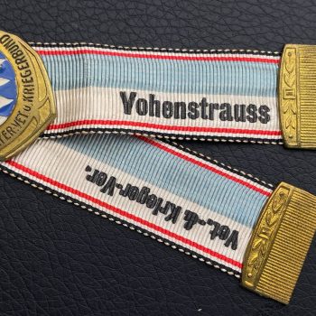 Badge of honor.  Royal Bavarian Union of Veterans and Soldiers [Deschler&Sohn]