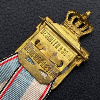 Badge of honor.  Royal Bavarian Union of Veterans and Soldiers [Deschler&Sohn]