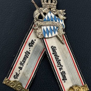 Badge of honor.  Bavarian Military Veterans Union [Deschler&Sohn]