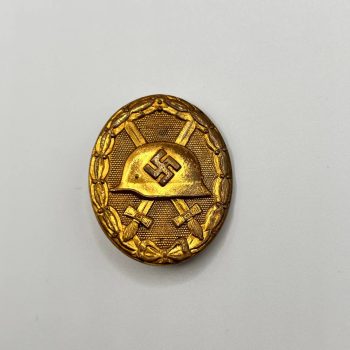 Wound Badge 1939 (second type) in gold  Solid    