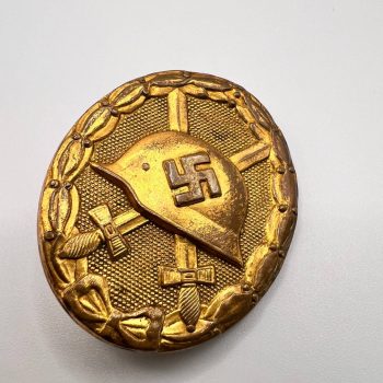 Wound Badge 1939 (second type) in gold  Solid    