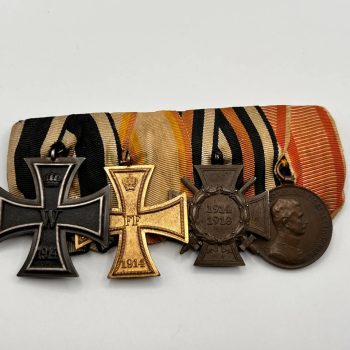 Medal bar for four awards traditional German style [Wolfgang Rob. Schwarz, Berlin] Third Reich