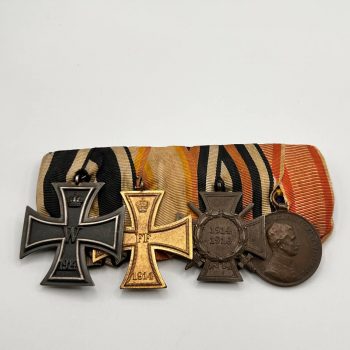 Medal bar for four awards traditional German style [Wolfgang Rob. Schwarz, Berlin] Third Reich