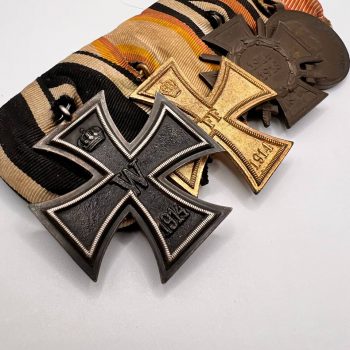 Medal bar for four awards traditional German style [Wolfgang Rob. Schwarz, Berlin] Third Reich