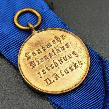 Long Service Award 2nd Class, 1913 pattern in the Landwehr. Kingdom of Prussia   