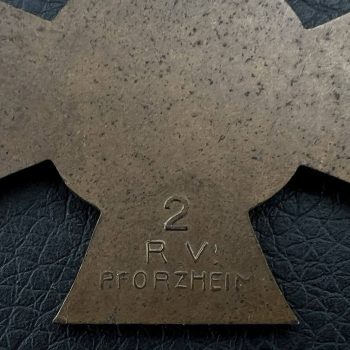 Honour Cross of the World War 1914–1918 without swords [Unidentified manufacturer] Stamp - 2 R.V.PFORZHEIM  