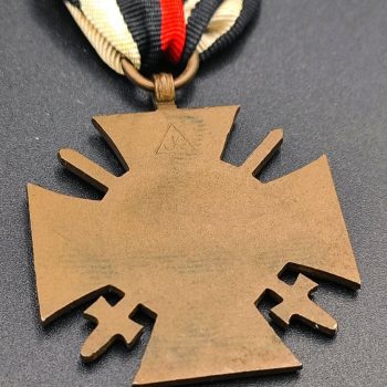 Honour Cross of the World War 1914–1918 with swords [Joseph Kopphold] Stamp - JK (in a triangle)