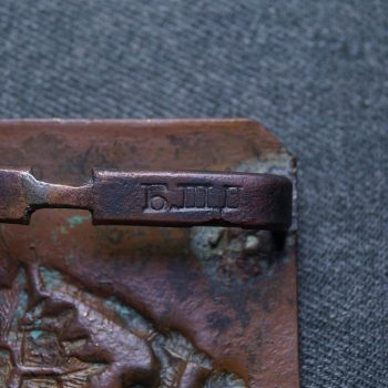 The buckle of an infantryman    
