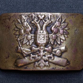 Buckle of the rank-and-file personnel of artillery units    