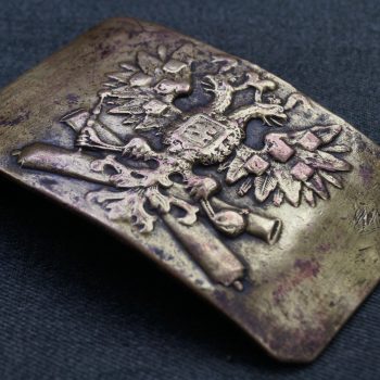 Buckle of the rank-and-file personnel of artillery units    
