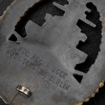 Naval military badge [Schwerin] Buntmetall  