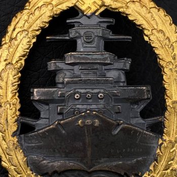 Naval military badge [Schwerin] Buntmetall  