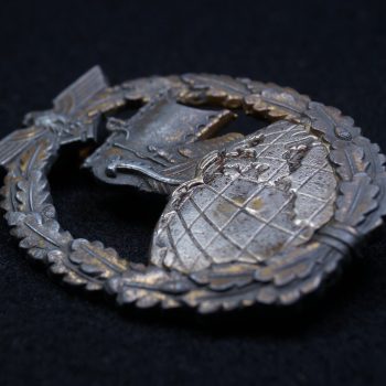 Auxiliary Cruiser War Badge Zinc