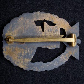 Auxiliary Cruiser War Badge Zinc