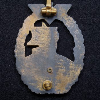 Auxiliary Cruiser War Badge Zinc