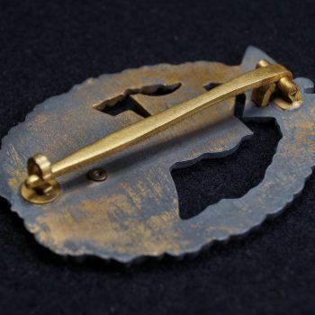 Auxiliary Cruiser War Badge Zinc