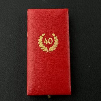 40-Year Long Service Award for civilian officials  Original case