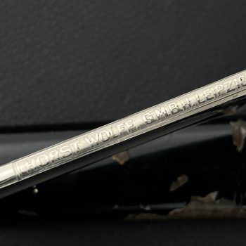 Parade dagger of the fire brigade, 1933 model standard blade [Horst Wolff] Brand mark  