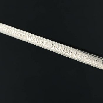 Parade dagger of the fire brigade, 1933 model standard blade [Horst Wolff] Brand mark  