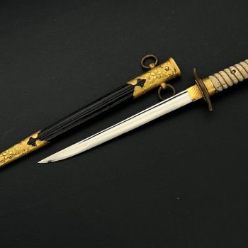 Naval Officer's Dirk, 1883     (without the flower-shaped screw)
